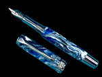 Highlander Black Titanium Handmade Fountain Pen, Handcrafted in Colorado. Converter, Ink, Sleeve & Box Included. (ML-FP-0927-01) - HighlanderPen