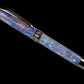 Black Titanium “Amethyst Opal” Handmade Fountain Pen, One of a Kind. Ink, Converter, Box & Sleeve Included. Handcrafted By Highlander Pen. [ML-FP-1219-01]