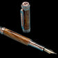 Highlander Edinburgh Certified Bethlehem Olivewood Rose Gold Fountain Pen, Handcrafted in CO. Ink, Converter, Pen Sleeve, & Box Included. - HighlanderPen