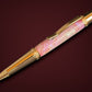 Red Gold "Rose Opal" | Handmade Glasgow Ballpoint Pen by Highlander