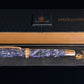 “Galactic Purple Haze” Red Gold Rollerball Pen