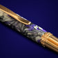 Red Gold “Zeus” | Handmade Highlander Glasgow Ballpoint Pen. The Perfect Gift for the Writing Enthusiast.