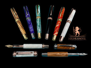 Create Your Custom Pen, Custom Colors or Exotic Woods, No Upfront Cost, No Obligation to Purchase, 100% Satisfaction Guaranteed. - HighlanderPen