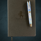 Amethyst Opal | Black Titanium Highlander Fountain Pen | An Elegant Gift