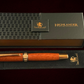 Exotic Bloodwood | Red Gold Rollerball by Highlander | Artisan Handcrafted Gift