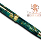 Timeless “British Racing Green” Handcrafted Luxury Gold Fountain Pen, One of a Kind, Handmade in CO. Ink, Converter, Sleeve, & Box Included. - HighlanderPen