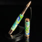 Elegant “Isle Of Mist” Red Gold Rollerball Pen - “A breeze from the sea. A swirl of myth. A pen for dreamers.”
