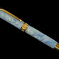 Sapphire Opal | Gold Fountain Pen | Highlander Collection