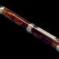 Highlander Edinburgh Exotic Thuja Burl Wood Rose Gold Fountain Pen, Handcrafted in CO. Ink, Converter, Pen Sleeve, & Box Included. - HighlanderPen