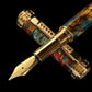 Edinburgh Dragon Skin | Red Gold Fountain Pen | Handcrafted Luxury by Highlander