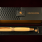 Exotic Flame Birch | Red Gold Fountain Pen by Highlander