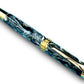 Elegant “Black/Gold Swirl” Handcrafted Luxury Gold Fountain Pen, One of a Kind, Handmade in Colorado. Ink, Converter, Sleeve, & Box Included - HighlanderPen