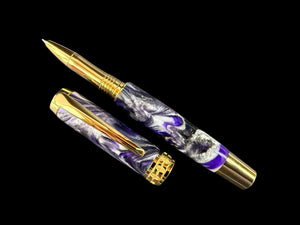 Highlander “Zeus” | Gold Rollerball Pen | Luxury Handcraft In Colorado