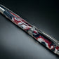 Red Swirl, One of a Kind, Handmade Custom Black Titanium Rollerball Pen. Artisan Rare & Unique, Completely Handcrafted in Colorado, USA. - HighlanderPen