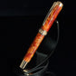 Crownfire – Red Gold Fountain Pen | Handmade by Highlander