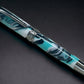 Elegant Swirl,  One of a Kind Black Titanium Handmade Fountain Pen. Artisan Rare & Completely Custom, Handcrafted in Colorado, USA. - HighlanderPen