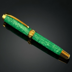 “Eternal Emerald” | Gold Rollerball Pen | Highlander Collection