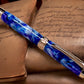 Elegant “Purple Rain” Rose Gold Fountain Pen, Artisan Handcrafted Writing Instrument. Simple to Use. Handmade in CO USA. One of a Kind - HighlanderPen