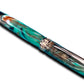 Striking “Green-Bronze Acrylic” Rose Gold Fountain Pen, One of a Kind, Handmade in Colorado. Ink, Converter, Pen Sleeve & Box Included. - HighlanderPen