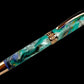 Rose Gold Handmade Elegant Rollerball Pen. One of a Kind, Handcrafted by Highlander Pen in Colorado. Box, Sleeve, & Ink Included. [ML-RB-1202-01]