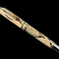 Authentic Reticulated Python Black Titanium Handmade Fountain Pen [ML-FP-0219-02]