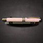 Handmade “Iridescent Purple Pearl” Black Titanium Rollerball Pen