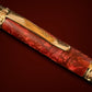 Red Gold "Radiant Ruby" | Handmade Glasgow Ballpoint Pen - The Perfect Gift