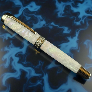 Black Opal | Black Titanium Rollerball Pen | Highlander Collection