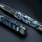 Ming Dynasty, One of a Kind, Handmade Custom Black Titanium Rollerball Pen. Artisan Rare & Unique, Completely Handcrafted in Colorado, USA. - HighlanderPen