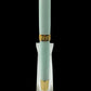 Gold Handmade Fountain Pen, “Jade Acrylic”, One of a Kind. Ink, Converter, Sleeve, & Box Included. Handcrafted in Colorado By Highlander Pen. [ML-FP-1114-01]