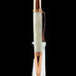 Red Gold "Pearly Opal" Handmade Glasgow Ballpoint Pen. One of a Kind, Handcrafted by Highlander Pen in CO. Box, Ink, & Sleeve Included. [ML-BP-1123-01]