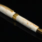 Elegant “Calacatta Gold Marble” Gold Fountain Pen