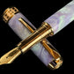 Red Gold “Amethyst Opal” Handcrafted Highlander Fountain Pen - Perfect Gift