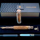 Highlander Edinburgh Certified Bethlehem Olivewood Rose Gold Fountain Pen, Handcrafted in CO. Ink, Converter, Pen Sleeve, & Box Included. - HighlanderPen