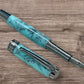 Timeless “Tiffany” Black Titanium Fountain Pen, Artisan Handcrafted Writing Instrument. Simple to Use. Handmade in Colorado. - HighlanderPen