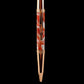 Rose Gold "Peppermint" Handmade Glasgow Ballpoint Pen. One of a Kind, Handcrafted by Highlander Pen in CO. Box, Ink, & Sleeve Included. [ML-BP-1202-01]