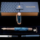 Handcrafted Luxury Rose Gold Fountain Pen, One of a Kind, Handmade in Colorado with Premium Hardware. Ink, Converter, Sleeve & Box Included. - HighlanderPen