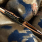 Authentic Burmese Python Red Gold Ballpoint Pen [ML-BP-0207-01]