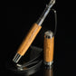Certified Bethlehem Olivewood | Black Titanium Fountain Pen | Highlander Collection