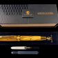 Certified Exotic Bethlehem Olivewood Gold Handmade Fountain Pen. Ink, Converter, Sleeve, & Box Included. Handcrafted in Colorado By Highlander Pen. [ML-FP-1120-03]