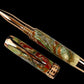 Rose Gold “Italian Quartz” Handmade Resin Rollerball Pen. One of a Kind, Handcrafted by Highlander Pen in CO. Box, Sleeve, & Ink Included. [ML-RB-1130-01]