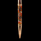 Red Gold "Bordeaux" Handmade Glasgow Ballpoint Pen. One of a Kind, Handcrafted by Highlander Pen in CO. Box, Ink, & Sleeve Included. [ML-BP-1216-02]