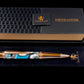 Red Gold "Cumulus" Handmade Glasgow Ballpoint Pen. One of a Kind, Handcrafted by Highlander Pen in CO. Box, Ink, & Sleeve Included. [ML-BP-1216-03]