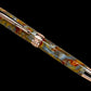 Striking “Molten Metals” Rose Gold Acrylic Rollerball Pen, Artisan Handcrafted Writing Instrument. Handmade Custom in CO USA. One of a Kind. - HighlanderPen