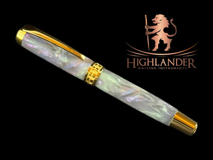 Mystic Opal | Handmade Gold Fountain Pen by Highlander