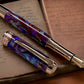 Whimsical “Purple Copper” Rose Gold Fountain Pen, Artisan Handcrafted Writing Instrument. Simple to Use. Handmade in CO USA. One of a Kind - HighlanderPen