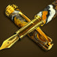 Handcrafted "Caramel Latte"  Gold Fountain Pen by Highlander.  Perfect For Collectors and Writing Enthusiasts