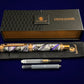 Handcrafted “ZEUS” | Red Gold Edinburgh Model Fountain Pen - Memorable Handmade Gifts