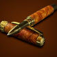 Kalaharí Sunset | Gold Rollerball Pen | Handmade Gift for Writers and Journalers | Luxury Pen by Highlander