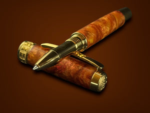 Kalaharí Sunset | Gold Rollerball Pen | Highlander Collection